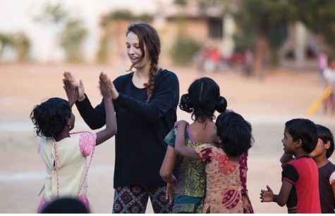 Visting with the children was so much fun. // Photo courtesy of Lydia Walker and Silent Images.