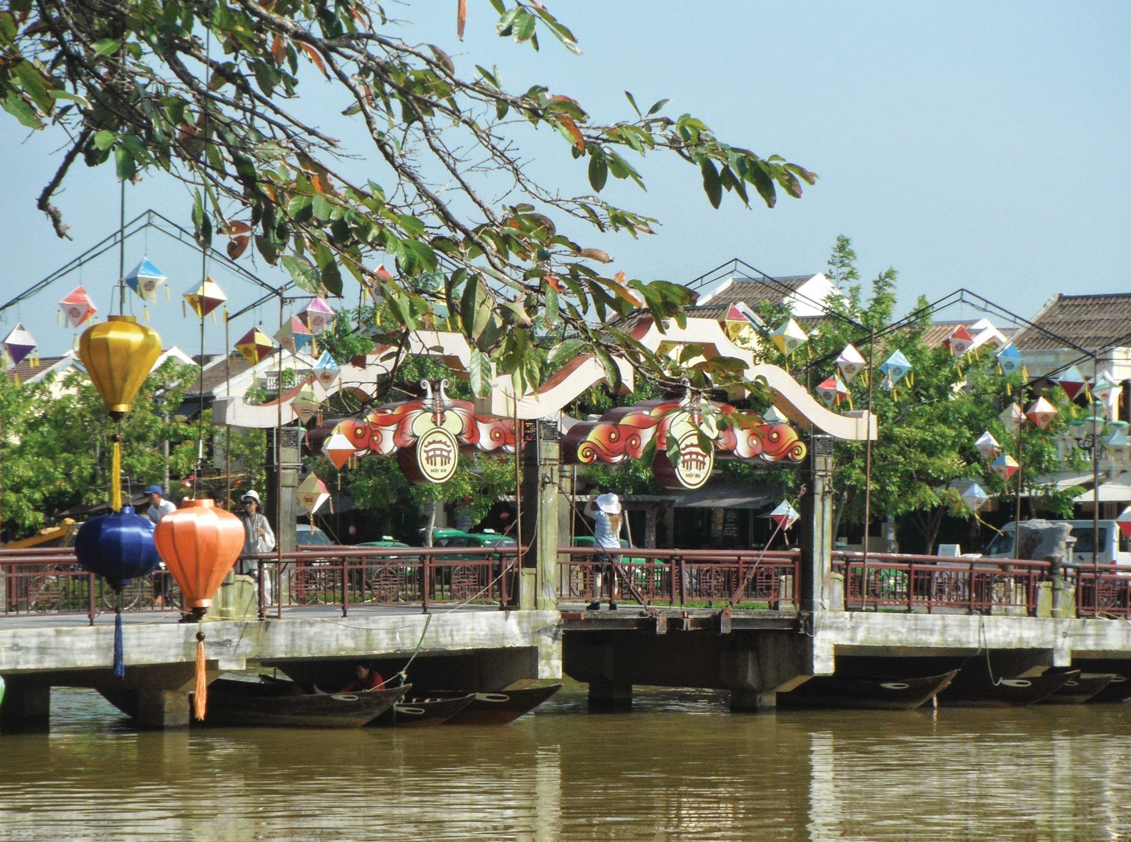 A bridge in Hội An, Stephanie’s favorite place to visit in Vietnam. Hội An is an ancient city, from the 15th century.// courtesy of Stephanie Doyle