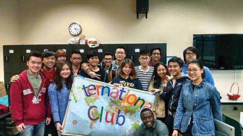 As the year wraps up, the International Club memebers stand together to have their picture taken one last time.