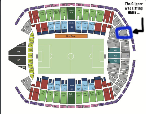 3.The seating chart of CenturyLink Field, showing where The Clipper staff was sitting … Section 118, Row KK, seats 20-21. 
