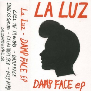 The cover of "Damp Face" by La Luz, a Seattle based artist. 