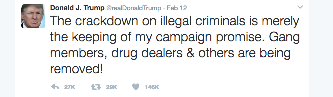 Donald Trump has been tweeting his feelings about this ban and where he stands as it unfolds.