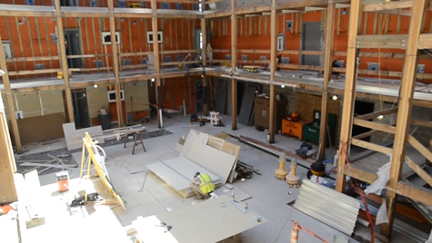 The interior courtyard as you enter through the reception area. 