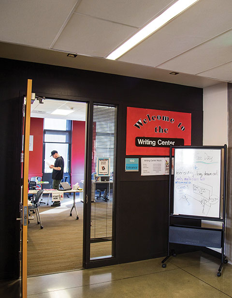 Writing center at EverettCC, writers block? Visit the writing center.