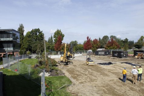 Current construction to bring more green space to EvCC.