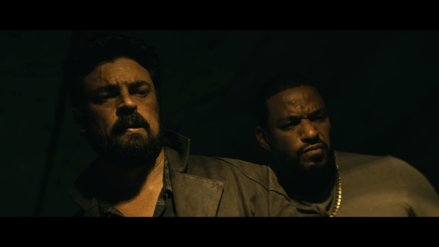 Billy Butcher, played by Karl Urban (left) unites a team of misfits to take down the superhero menace in The Boys.