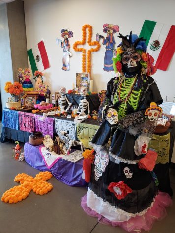 The Diversity and Equity center celebrating Dia de los Muertos back in 2019.