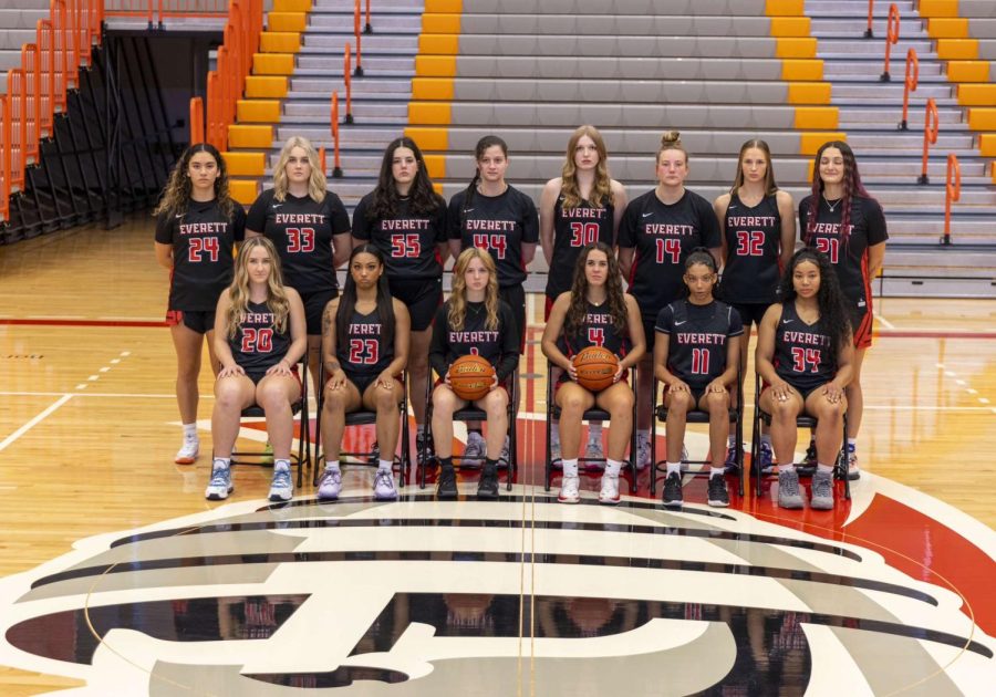 The 2022-2023 Everett Community College Girls Basketball Team. The 2021-2022 Season Saw the Team in the NWAC Tournament.