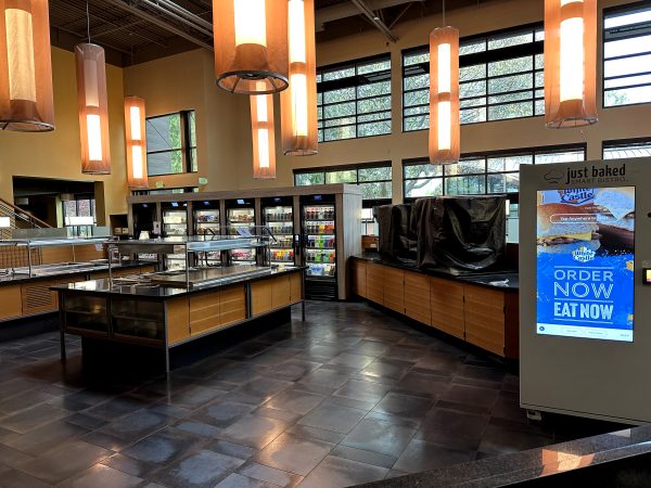 New vending machines in Parks Cafe, located in Parks Student Union.
