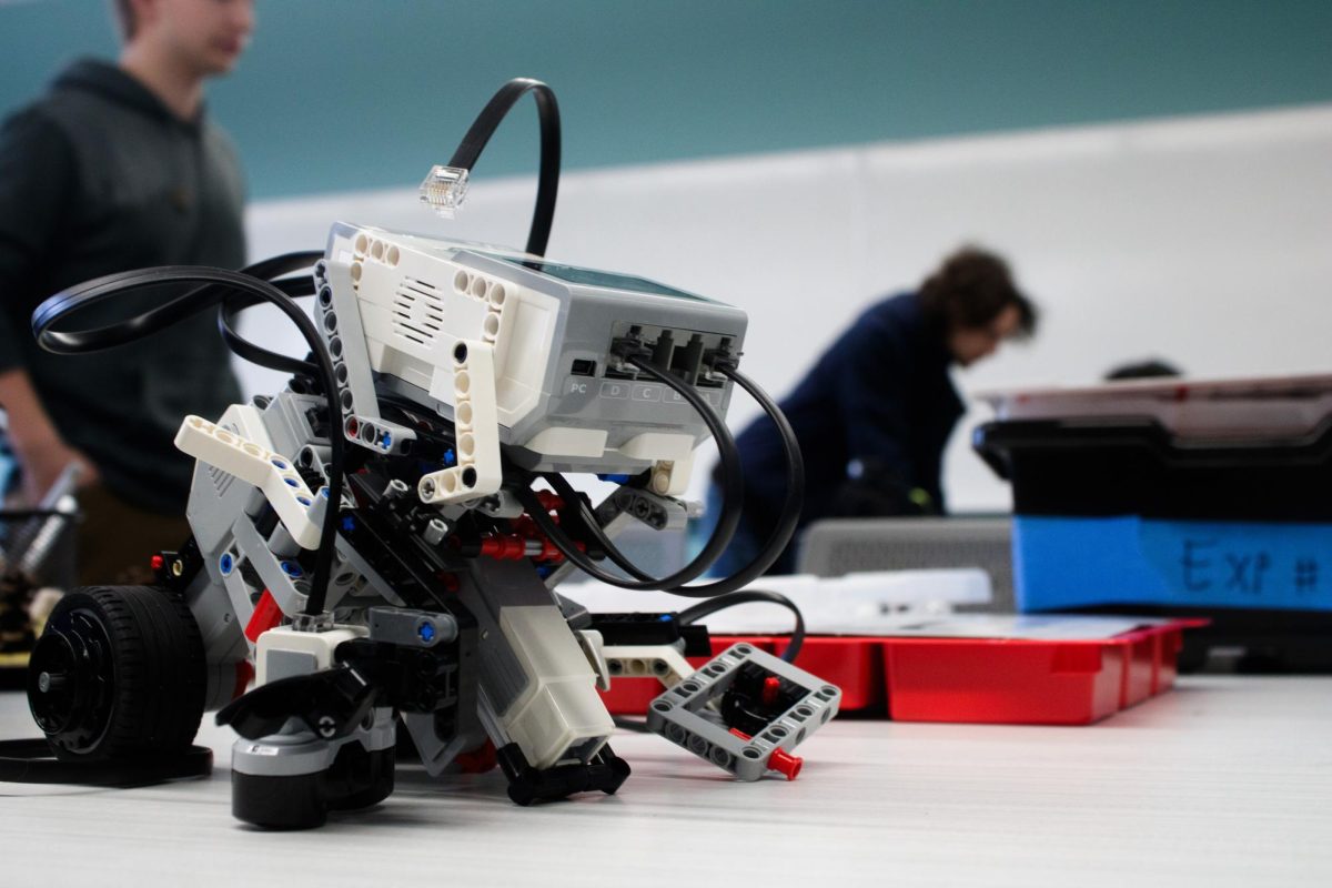 One of the robots entered into the competition.