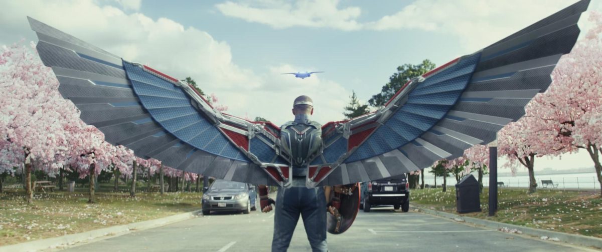 Sam Wilson brings his famed wings to the mantle of Captain America.