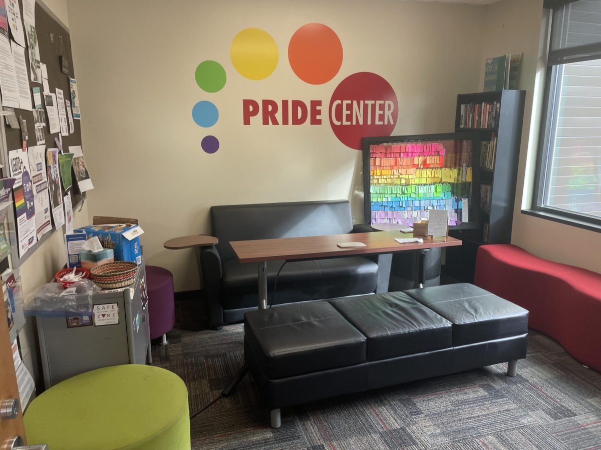 In EvCC's Pride Center, GSA prepares for club meets, events, provides support and serves as a place to hang out.