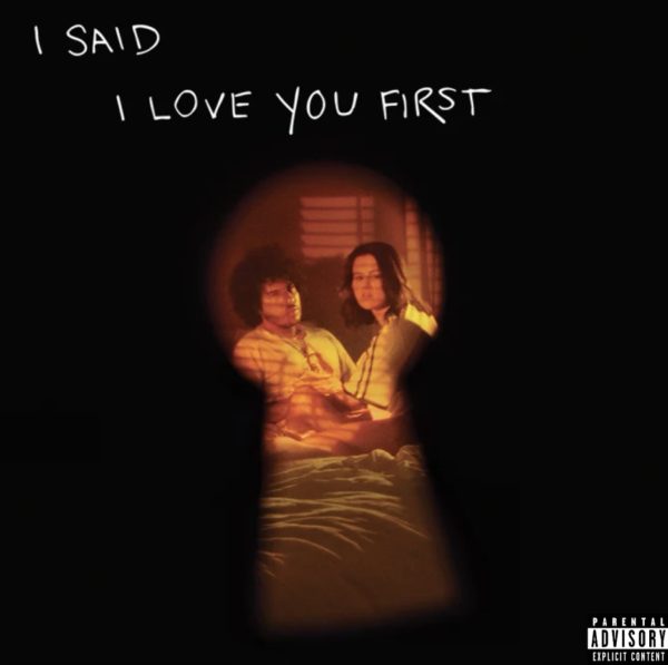 "I Said I Love You First" album cover with the famed couple being the focus.