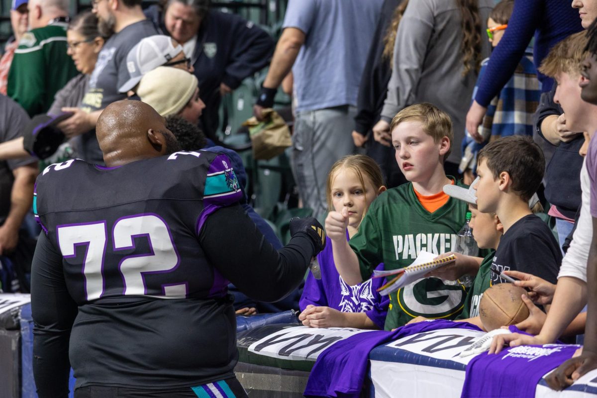 Players stay on field for quite some time to meet and chat with fans after games.