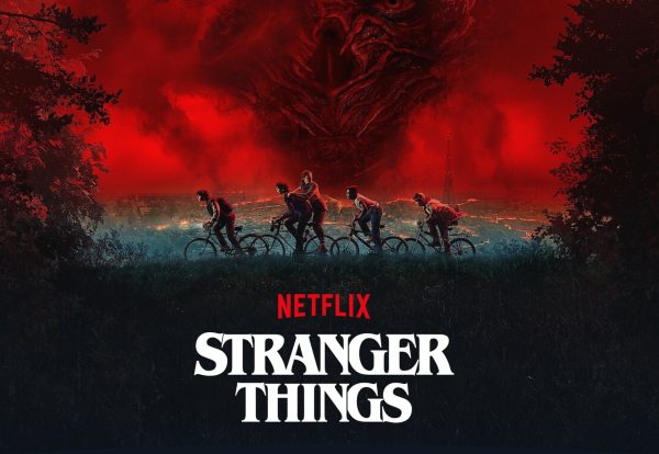 The "Stranger Things" Season Five promotional poster used imagery of the original friend group on their bikes to evoke nostalgia from Season One.